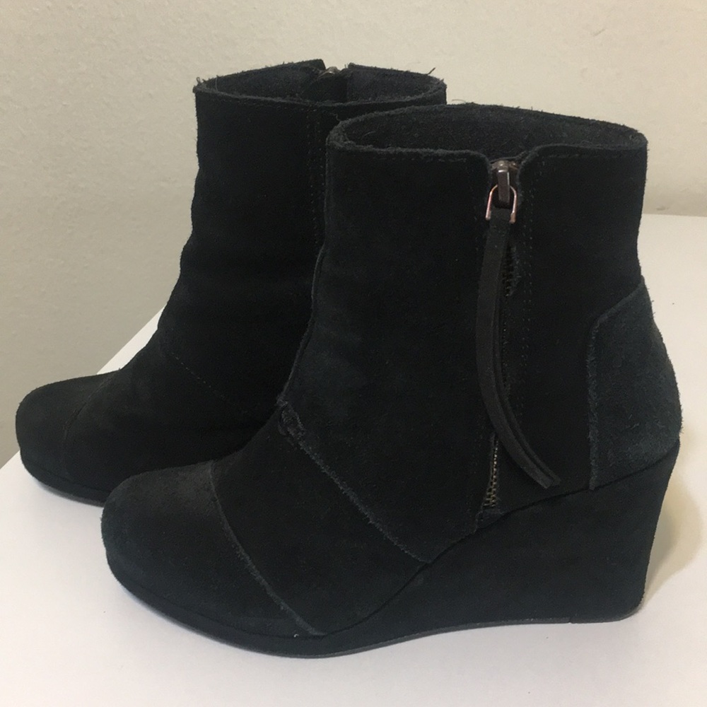 Tom’s Black Booties